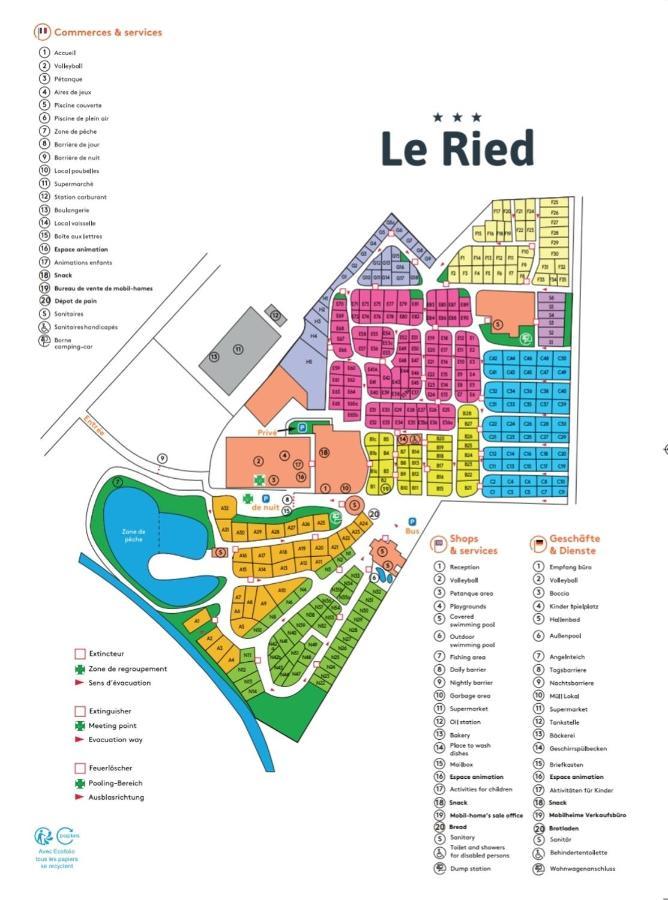Le Ried Camping To Hapi Boofzheim Dış mekan fotoğraf